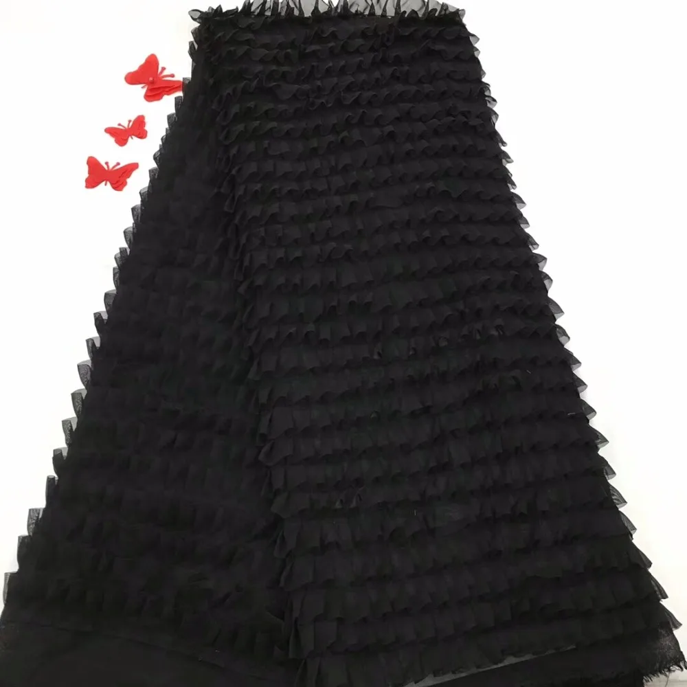 

Cassiel French African Lace Fabric High Quality African Embroidered Tulle Lace Fabric For 2018 Wedding Dress