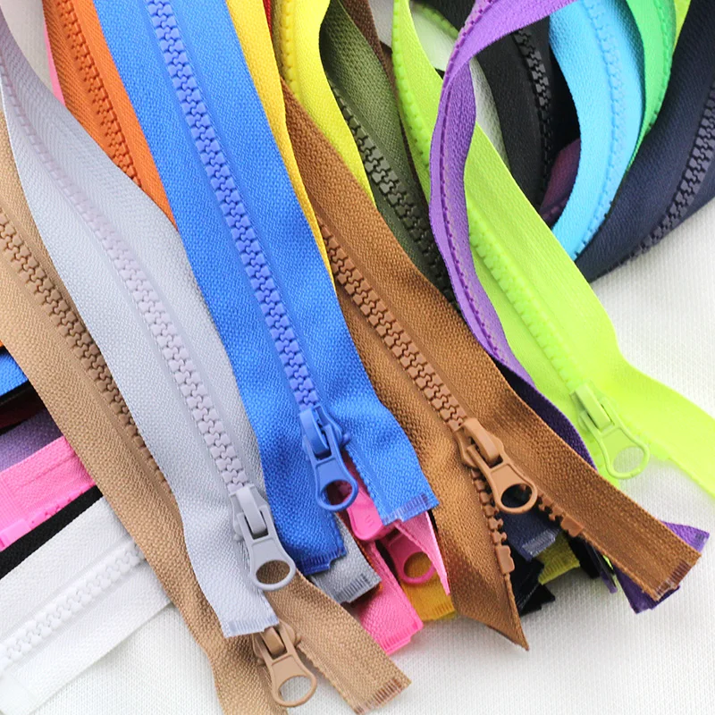 5pcs 5# resin open end 70cm90cm zipper for shoes down jacket coat garment zippers DIY craft sewing clothing bag accessory | Дом и сад