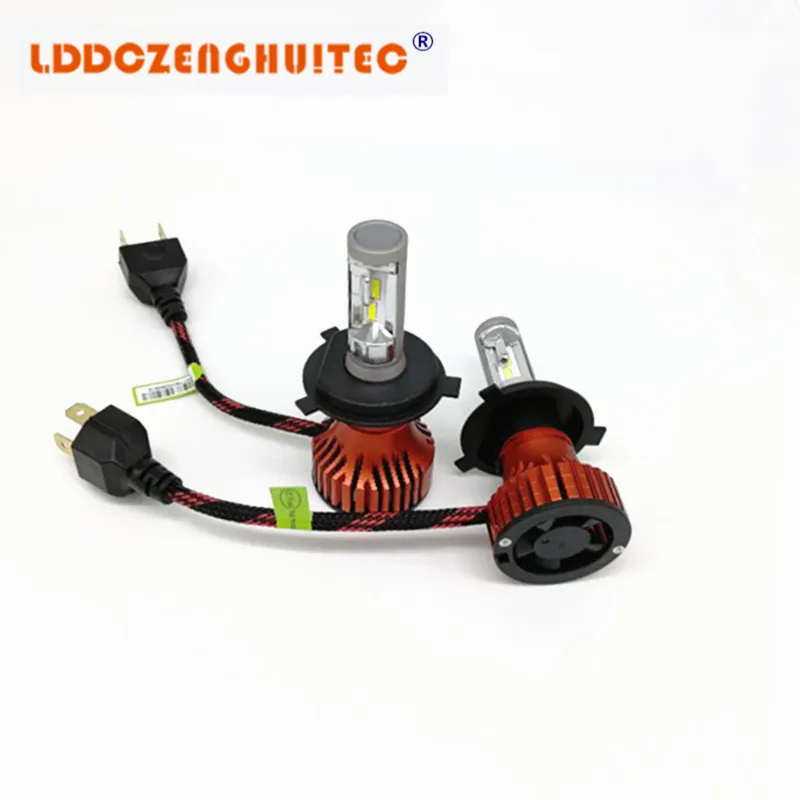 LDDCZENGHUITECCar светодиодные лампы для фар H7 LED 6500k 60W 80000 люмен автомобильные