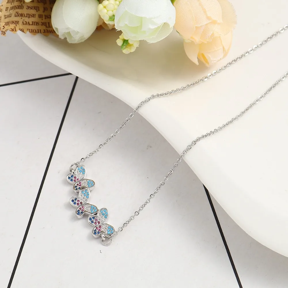 DoreenBeads модное ожерелье с кулоном из нержавеющей стали микро покрытием золотого и