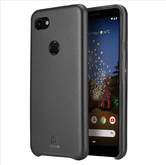 Для Google Pixel 3a чехол жидкий силиконовый чехол для телефона TPU противоударный чехол для Google Pixel 3a XL задняя крышка - Цвет: Черный
