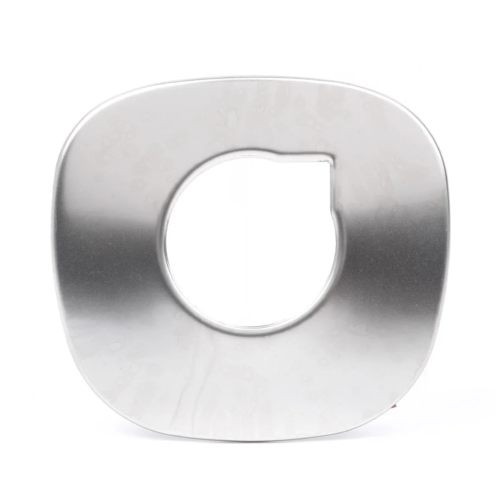 

1x Steel Silver Car Interior Steering Wheel Cover Trim for Volvo XC60 2018 2019