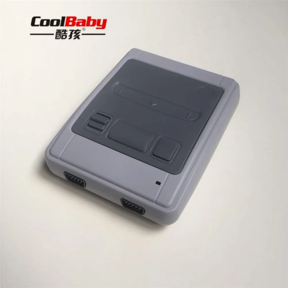 Семейная ТВ ретро мини портативная игровая консоль для игр SNES с 2 контроллерами