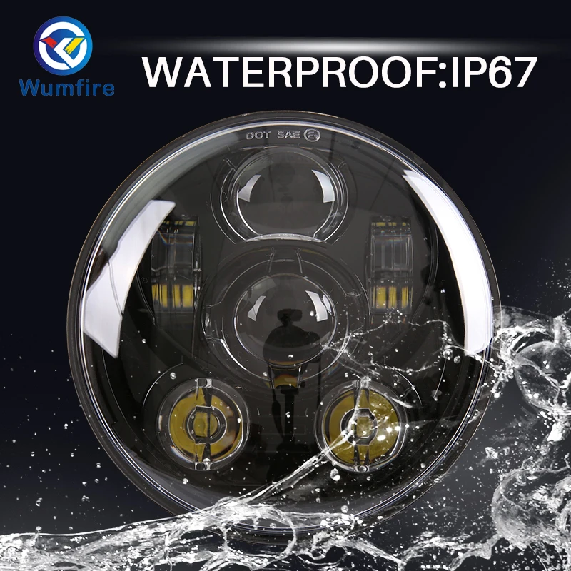 For 883 XL883 2018 New Motos Accessories 5.75" headlight motorcycle led headlight Motorcycle Black Projector