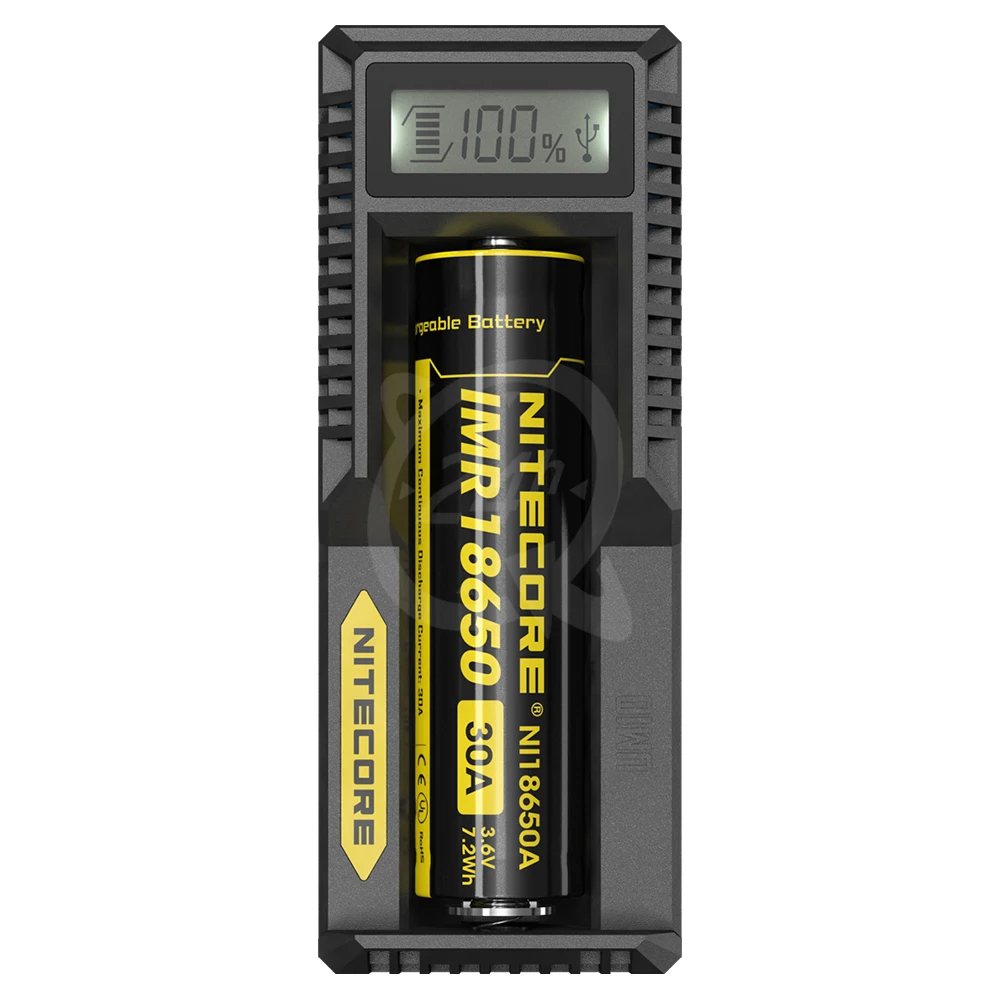 Nitecore UM10 цифровой Смарт USB зарядное устройство ЖК-дисплей для 18650 17650 17670 RCR123A 16340 14500
