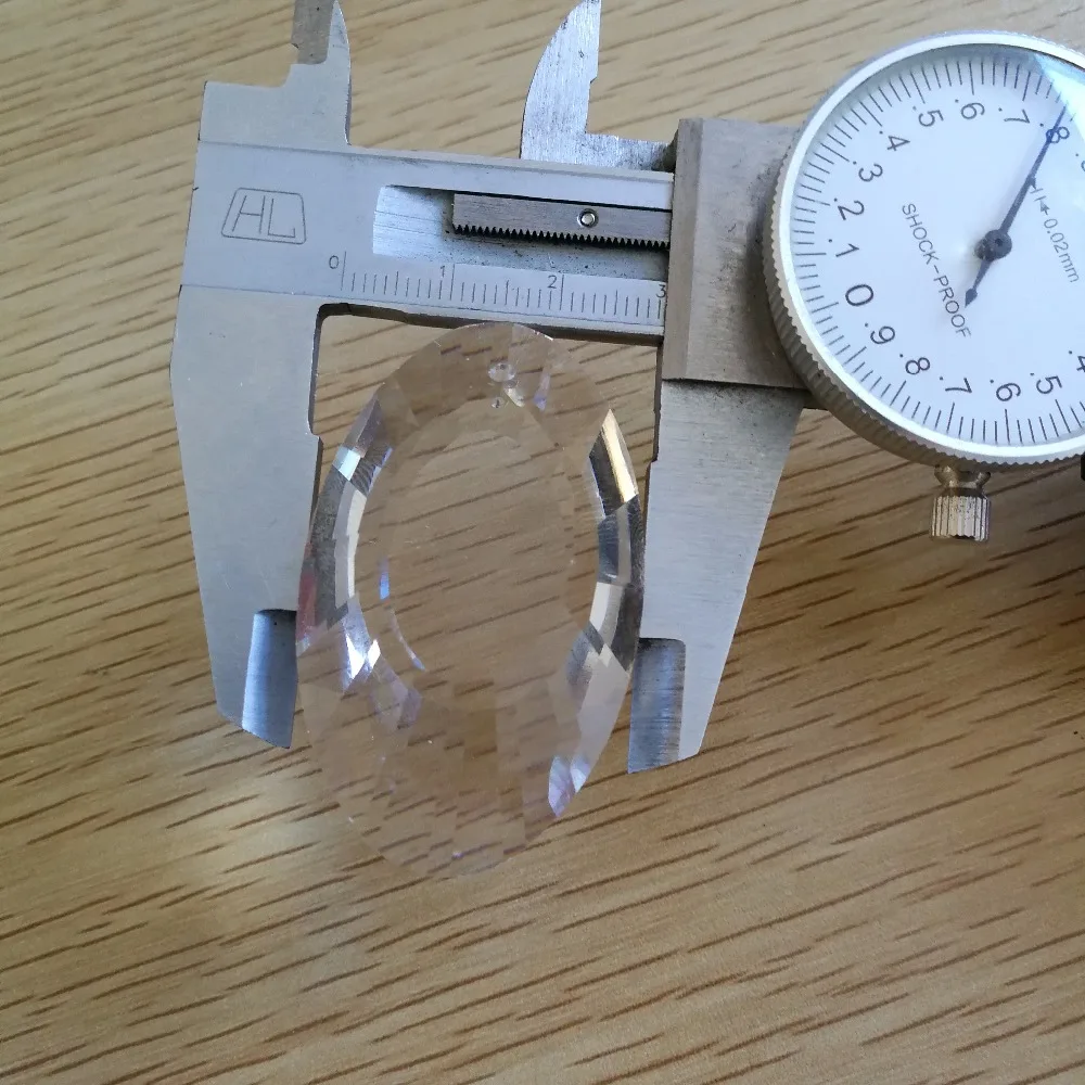 

100pcs 50mm Crystal Prism Suncatchers Chandelier Crystal Lighting Hanging Pendants For Home Decoration