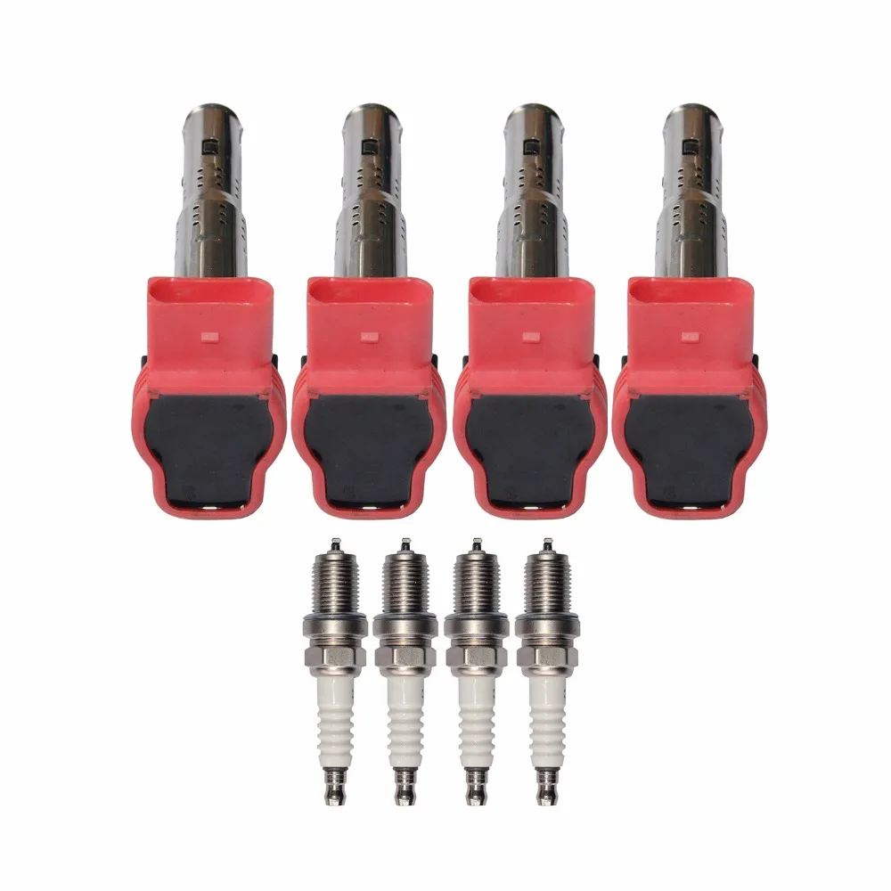 Набор свечей зажигания AP01 для Audi TT Q5 Allroad A5 A4 A3 VW Passat Jetta Golf/GTI/Rabbit Eos CC Beetle Touareg|set 4|set
