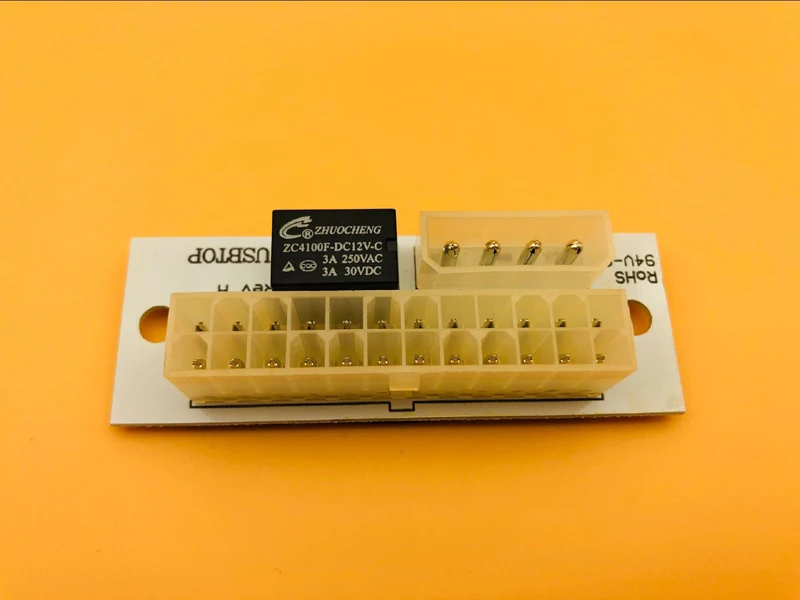 ATX 24Pin на 4Pin двойной блок питания синхронизация стартера удлинитель кабеля карта