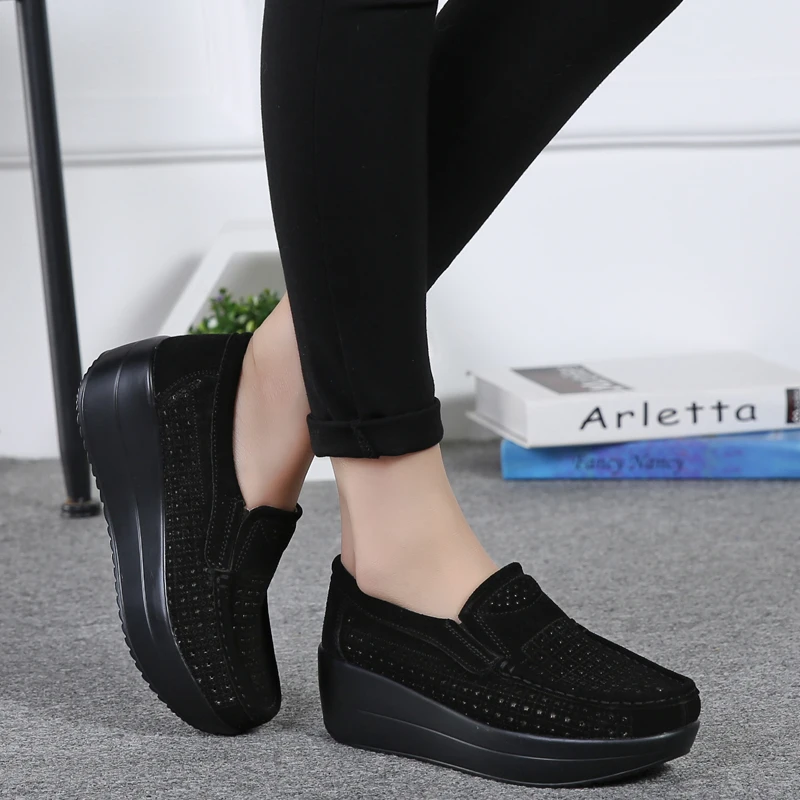 BAIDLY весенние женские туфли на плоской платформе повседневные кроссовки Кожаные