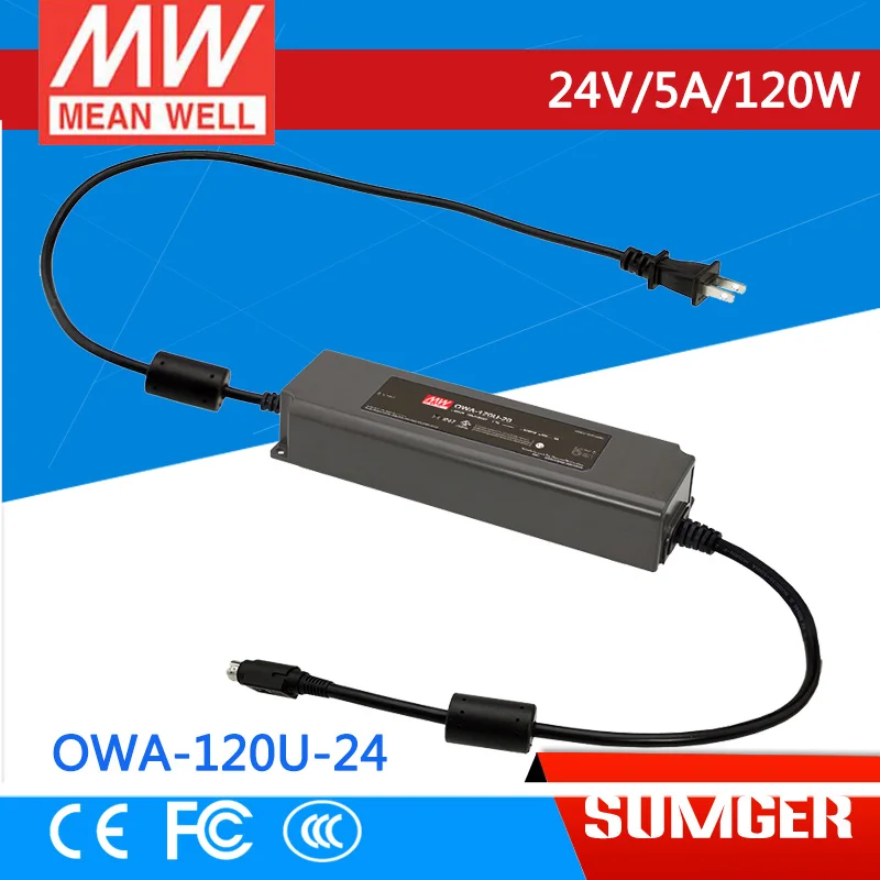 1 означает хорошо оригинальный owa 120u 24 В 5A Meanwell 120 Вт один Выход влагостойкий