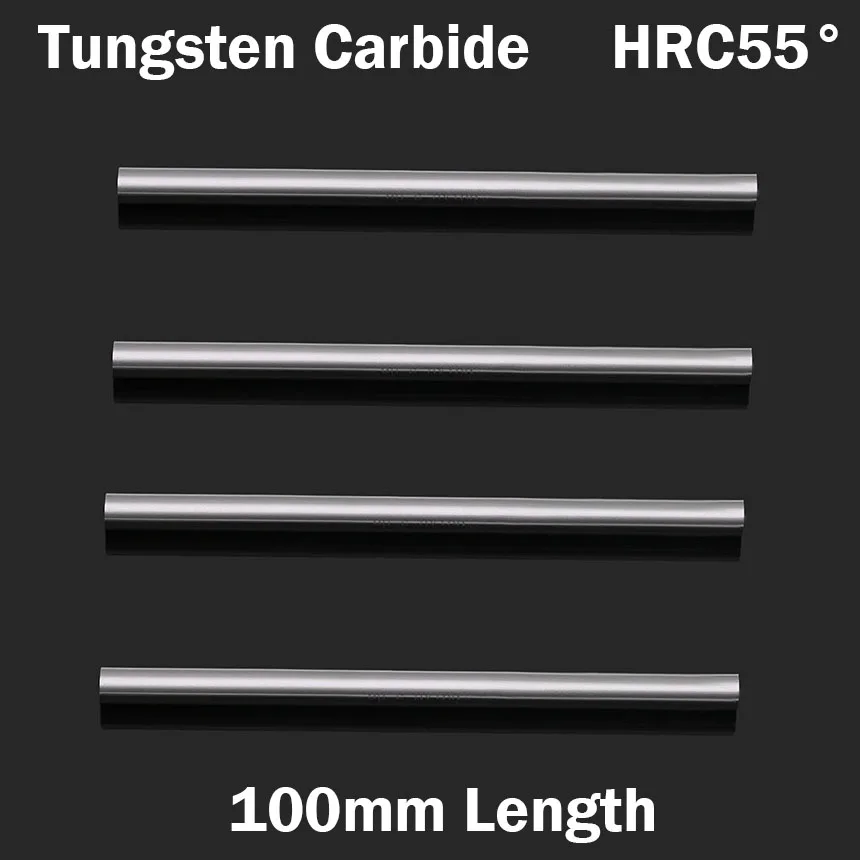 

4.5mm 5mm OD 100mm Length HRC55 Tungsten Solid Carbide Jobber Drill Bit Boring Round CNC Cutting Turning Lathe Tool Bar Rod