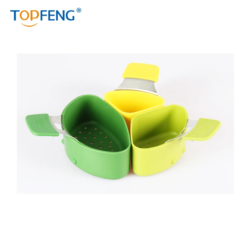 TOPFENG Silicone Steamer Basket Steam Cooker Instant Pot For Cooking Vegetable Multifunction Kitchen Accessories 3pcs/set | Дом и сад