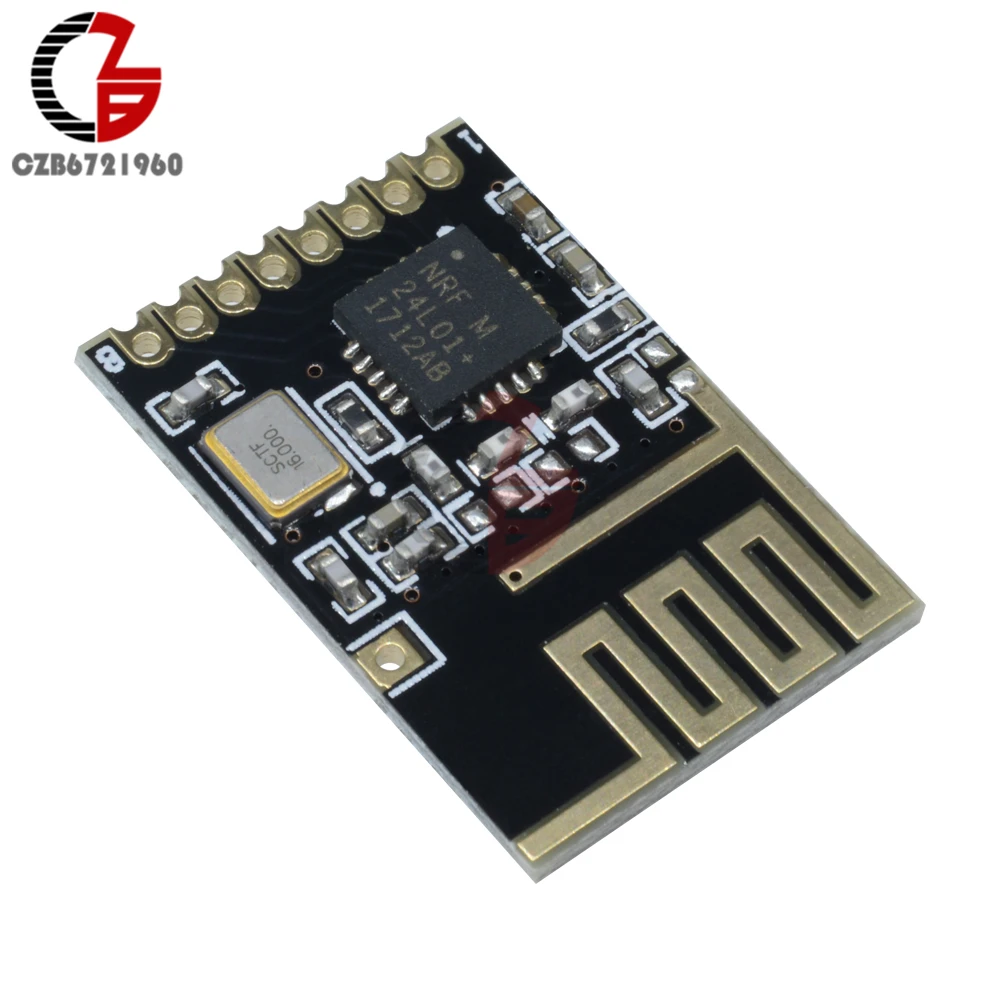DC 5V Mini NRF24L01 + SMD 1 27 мм беспроводной модуль приемопередатчика с регулятором