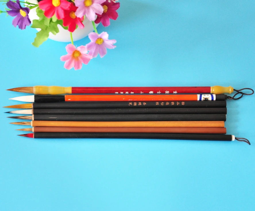 Кисть для китайской каллиграфии кисть рисования шерсти Weasel акварели ручка