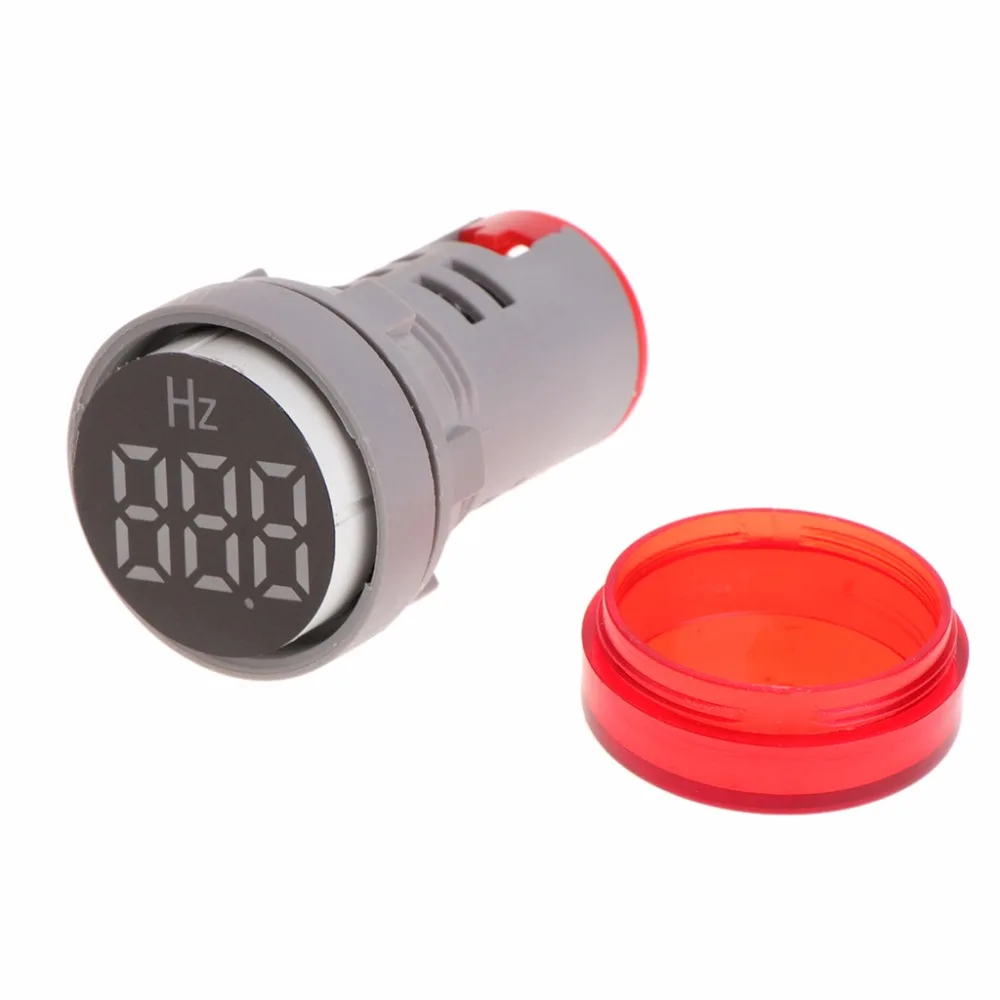 22 мм светодиодный дисплей переменного тока Частотный счетчик электроэнергии