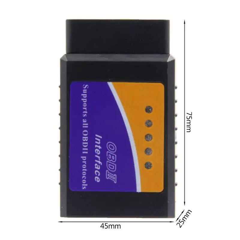 Автомобильный диагностический сканер Obd2 V1.5 прибор с поддержкой Wi-Fi для IOS и Android