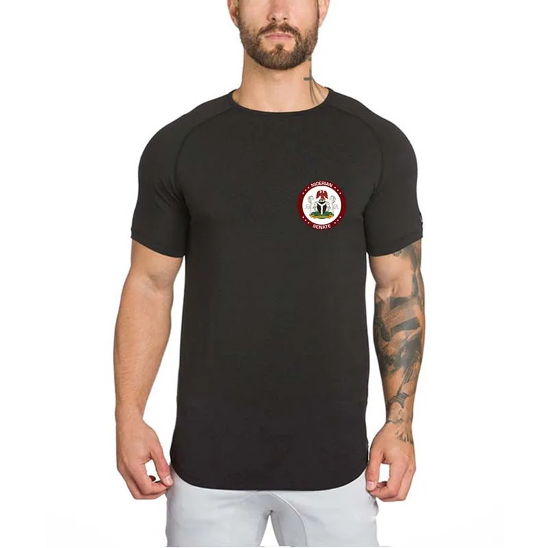 House of Сенат Нигерия футболка Running рубашка тренировки футболки Фитнес