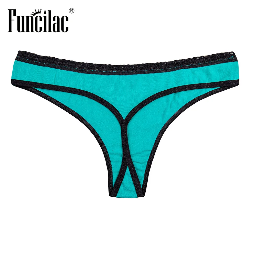 FUNCILAC сексуальные кружевные трусики нижнее белье для женщин стринги и Culotte Femme Stringi