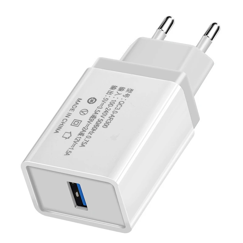 Зарядное устройство AMEEC QC 3 0 5 В USB быстрое зарядное для телефонов ЕС адаптер