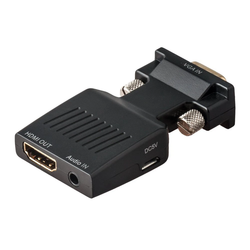 

Новый видеокабель-преобразователь VGA-HDMI штекер-гнездо с аудио HD 1080P DOM668