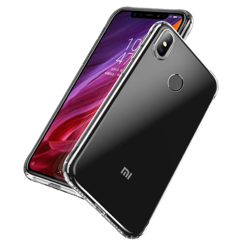 Для Xiaomi Redmi 6 6A Pro силиконовый чехол защитный Handytasche прозрачное жесткое стекло -
