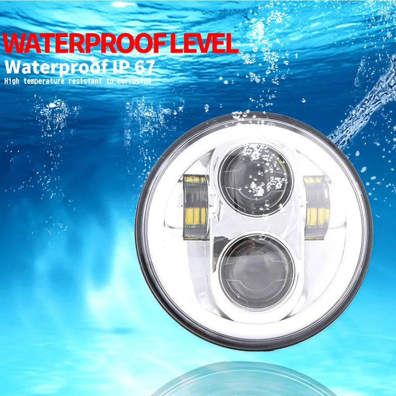 Мотоциклетная фара 5 3/4 дюймов 45 Вт|headlights for|headlights blackheadlights headlight |