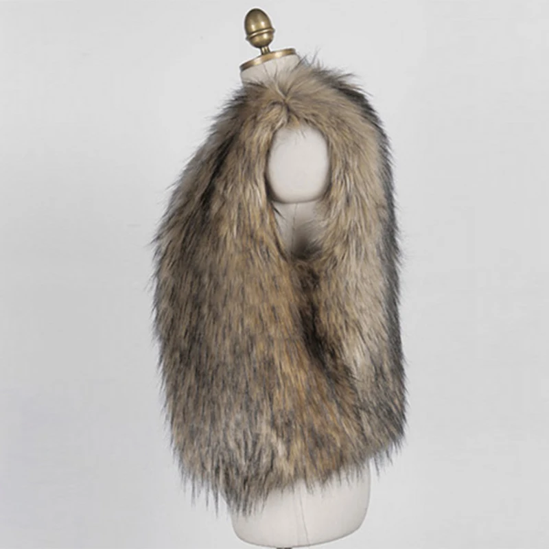 

Fox Fur Vest Jacket Autumn Winter Korean Women Sleeveless Short Coat Warm Waistcoat Slim Casual Plus Size XXXL Overcoat Q4812