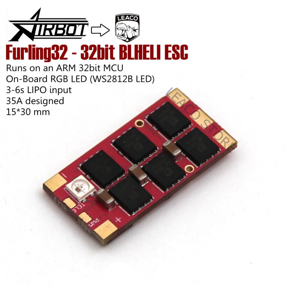 Furling32 - 32 бит BLHELI ESC 35A разработанный 3-6S LIPO вход встроенный датчик тока прошивка для