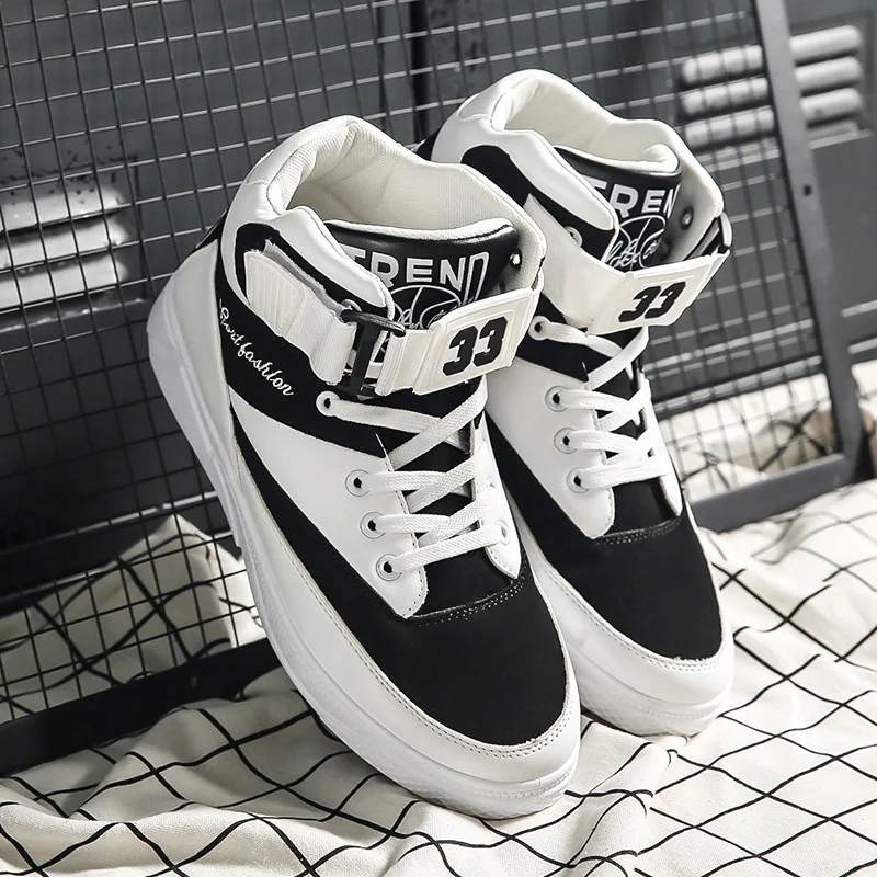 Mazefeng 2018 Spring Men Casual shoes Hard-Wearing high-top Shoes Sneaker Lace-up Trend Flats Breathable Male Flat |