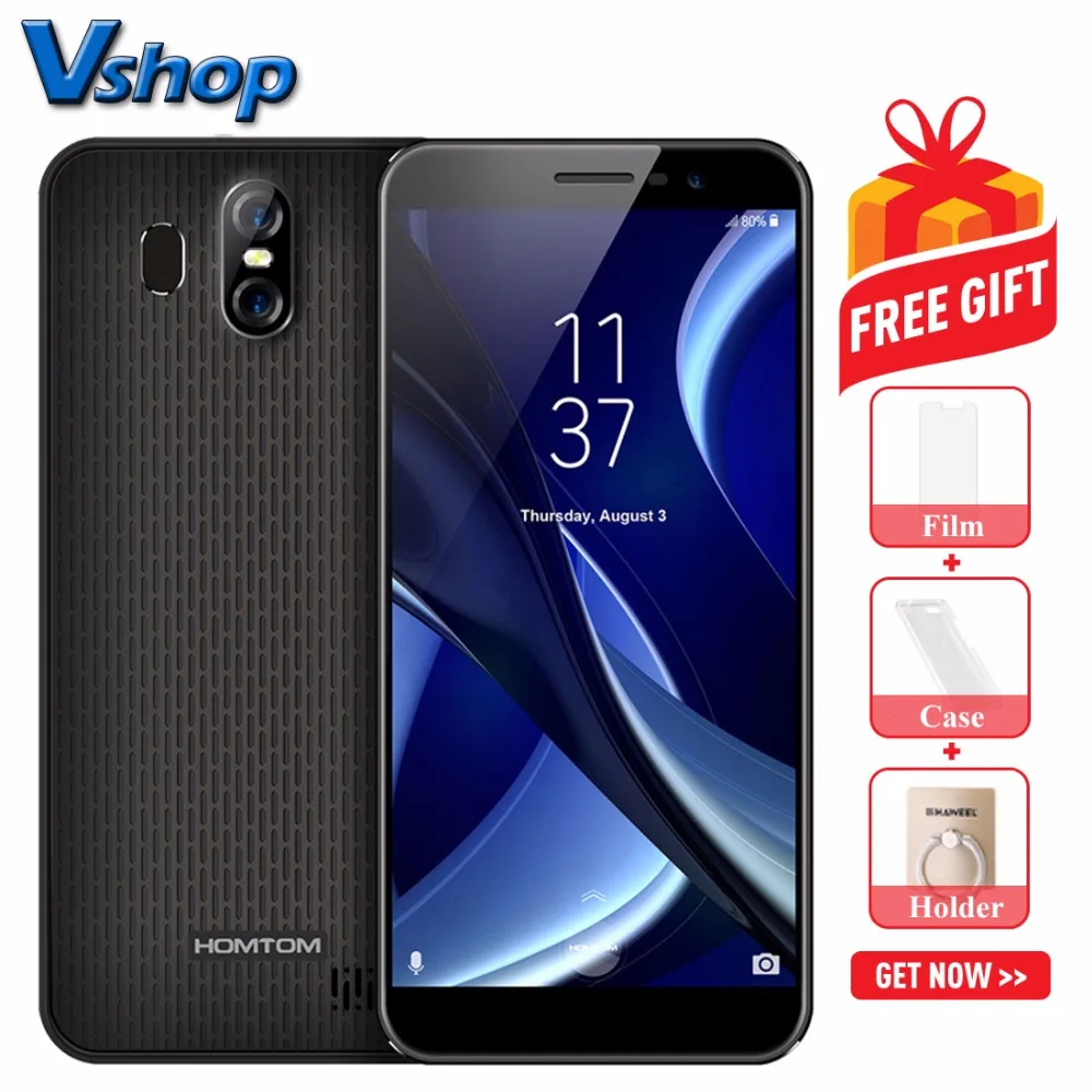 Оригинальный HOMTOM S16 3g мобильные телефоны Android 7 0 2 GB Оперативная память 16 Гб