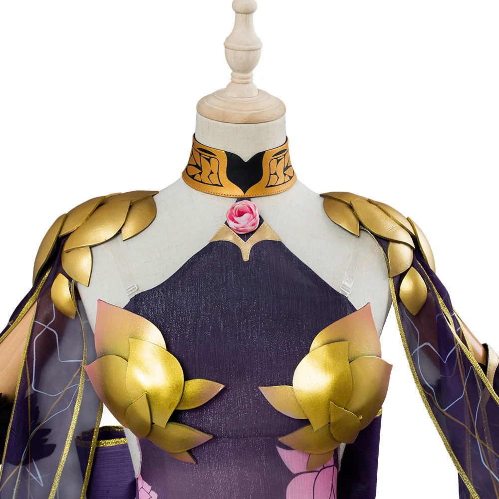 Fate Grand Order Косплей ассасин Кама Косплей Костюм Платье Чонсам полный комплект одежды карнавальные костюмы на Хэллоуин