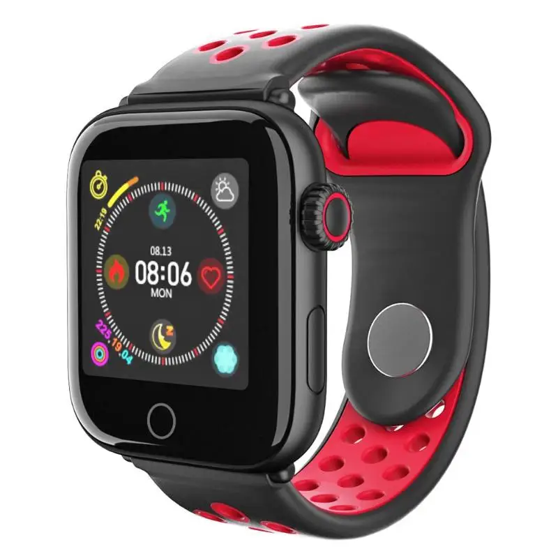 Black Red Z7 Смарт часы Bluetooth браслет IP67 водонепроницаемый монитор сна - Цвет: Black Red