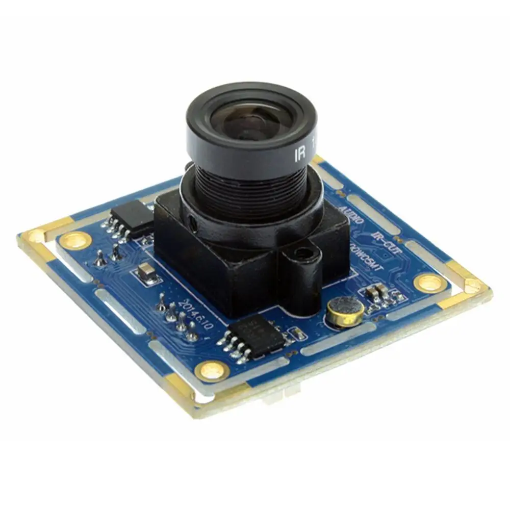 Мини HD CMOS OV9712 MJPEG usb2.0 uvc usb otg внешняя цифровая камера PCB модуль с аудио микрофоном