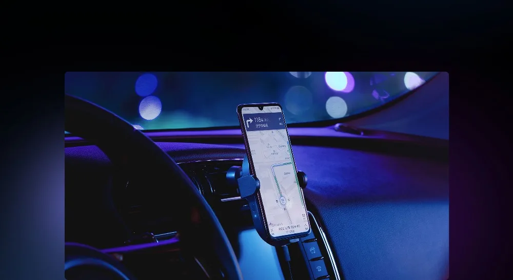 Беспроводная Автомобильная смарт-зарядка Xiaomi быстрая зарядка для Mi MIX 2S iPhone X XR XS 8