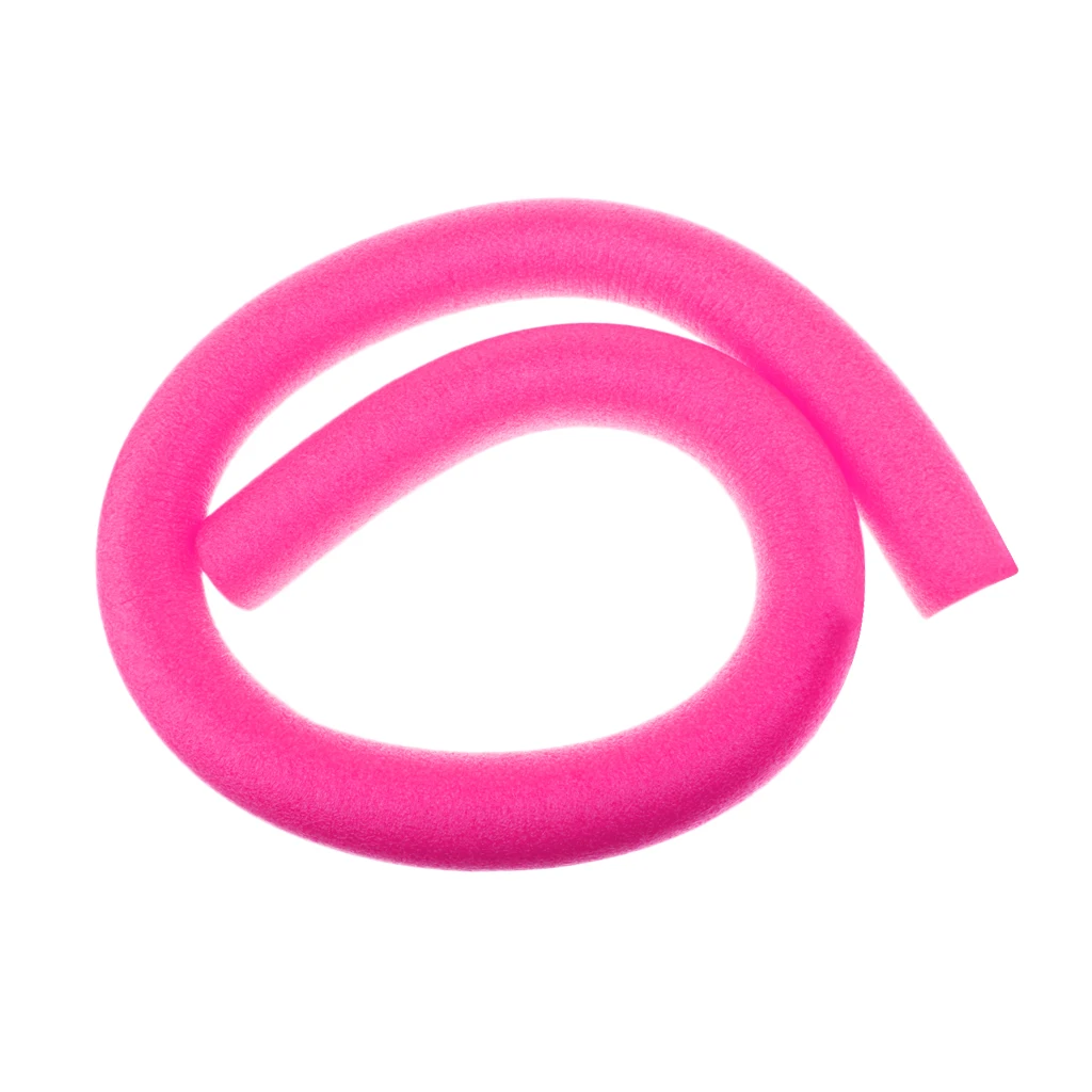 Pink 59 дюймов x 2,36 дюймов Забавный Плавательный Бассейн Лапша плавающие полые пенопластовые палочки многоцелевой - Цвет: Pink