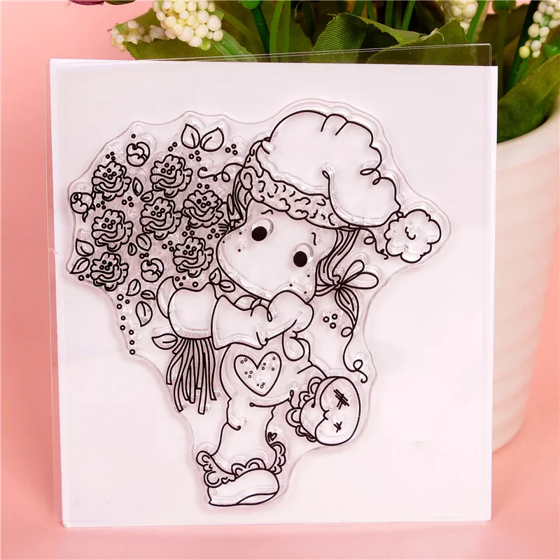 Резиновые силиконовые прозрачные штампы для скрапбукинга/изготовления