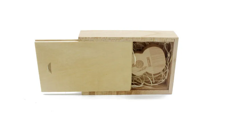 SHANDIAN(более 10 шт. бесплатный логотип) деревянная гитара+ коробка usb флэш-накопитель Скрипка Музыка memory Stick 4 ГБ 16 ГБ 32 ГБ 64 Гб фотография подарок