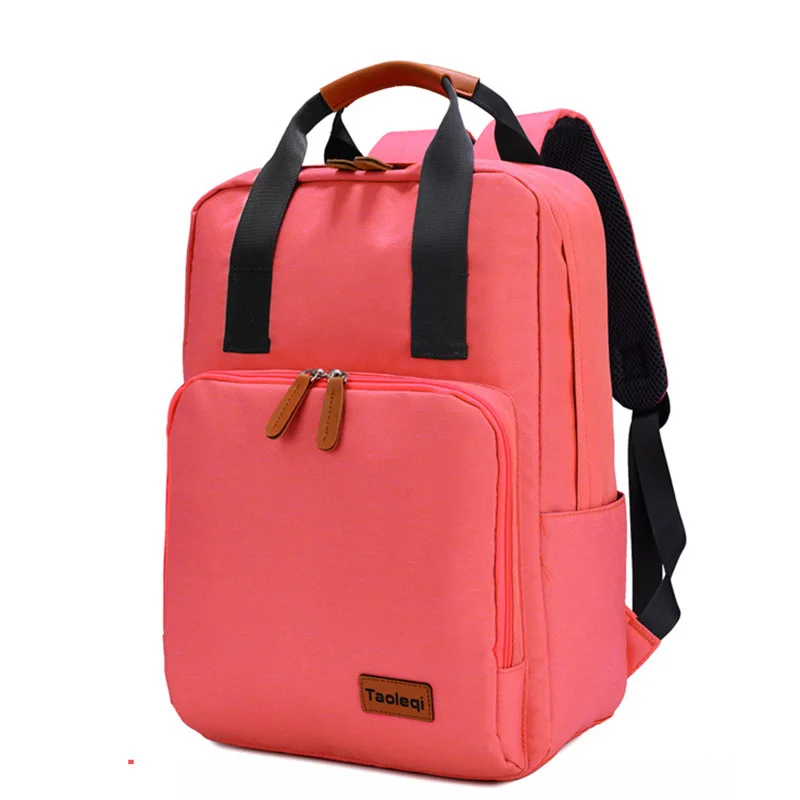 pink Многофункциональный 15,6 дюймовый рюкзак для ноутбука, водонепроницаемый деловой мужской рюкзак для путешествий, Мужская школьная сумка для студентов - Цвет: pink