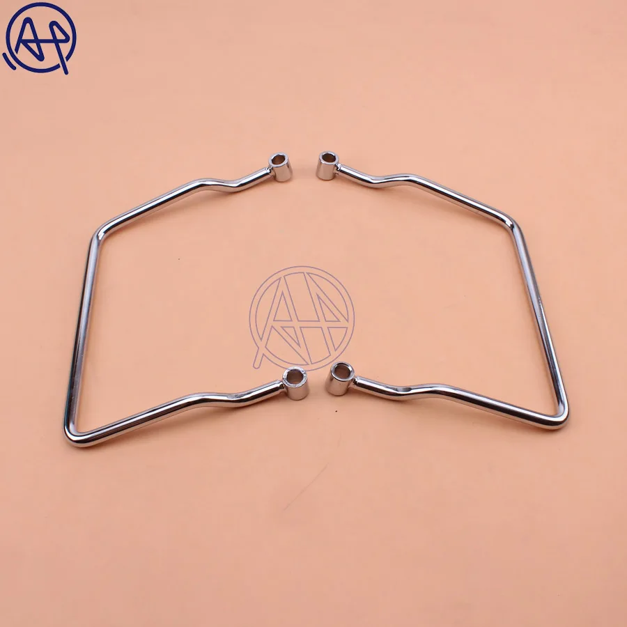 1 комплект для мотоцикла хромовый седло сумка Поддержка Бар Кронштейн 24 см Kawasaki