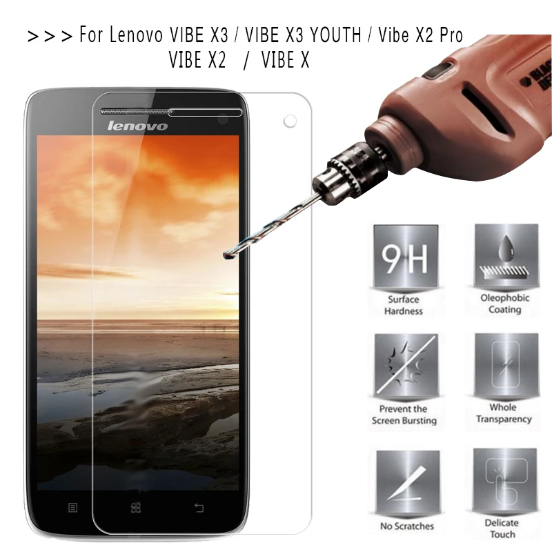 Премиум Закаленное стекло для Lenovo Vibe X3 X3A40 X3A50 Youth X3C78 K51C78 X2 Pro X S960 Защитная пленка