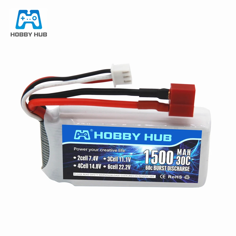 7 4 V 1500 мА/ч 30C Lipo Батарея для 144001 12428 12423 FT009 RC лодка автомобиль на скоростном катере