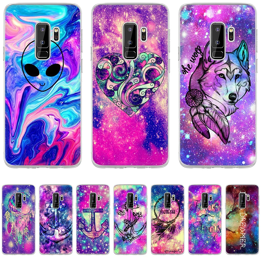 Чехол для Samsung A10 A20 A30 A40 A50 A60 A70 A9 A7 A5 A6 A8 Plus Tribal moon dreamcatcher hard pc|Чехлы-накладки| |