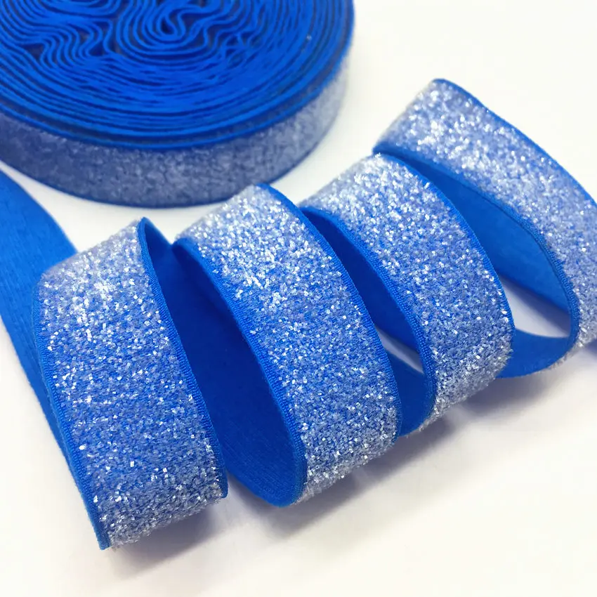 5 Ярд 5/8 ''26 цветов красочные блестящие складные эластичные Bling FOE для DIY одежды Свадебная вечеринка подарок Швейные аксессуары
