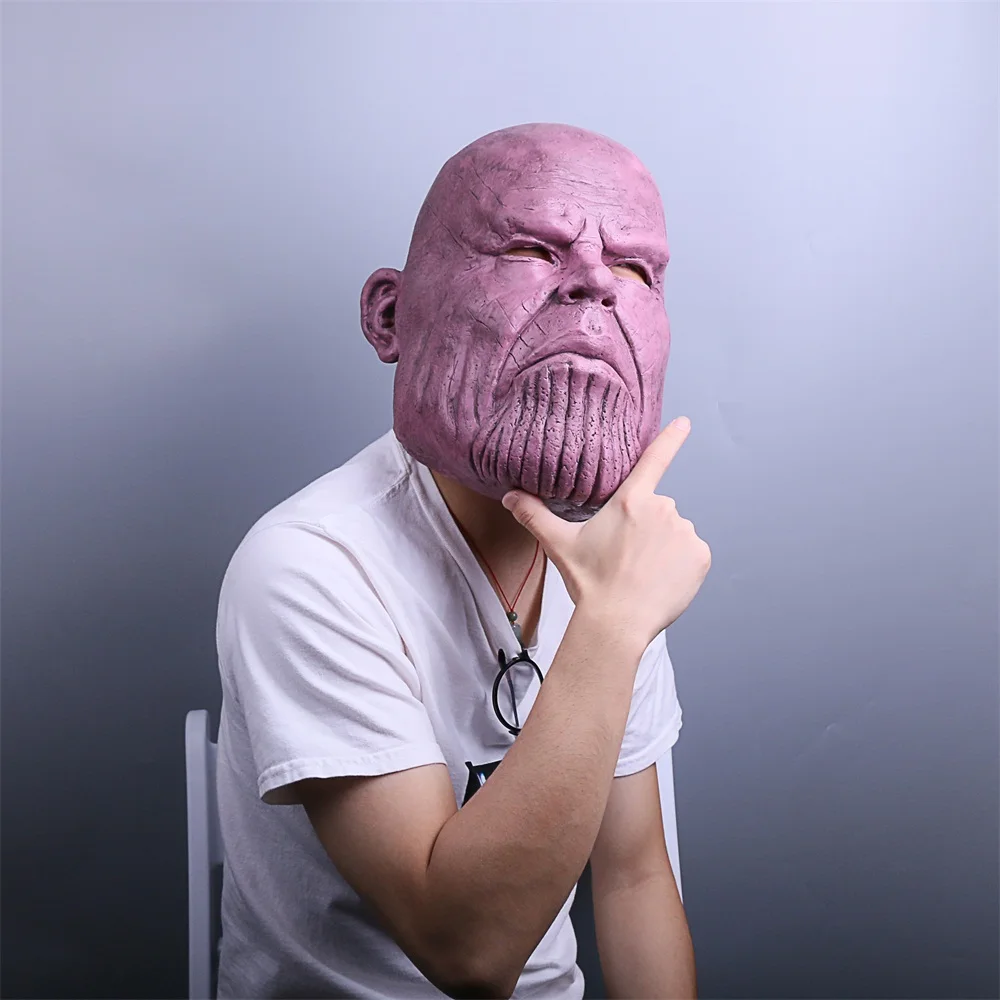 Новинка 2018 Мстители Бесконечность война Маска Таноса Косплей танос шлем