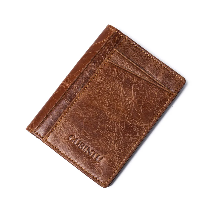 Genuine leather card wallet multifunction purse ultra thin practical holder small top quality guarantee ! | Багаж и сумки