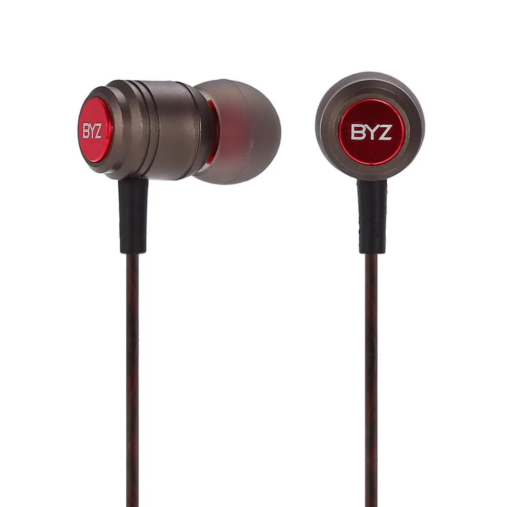 Оформление BYZ SM483S 3 5 мм штекер вкладыши стерео HiFi музыкальные наушники OPC Материал