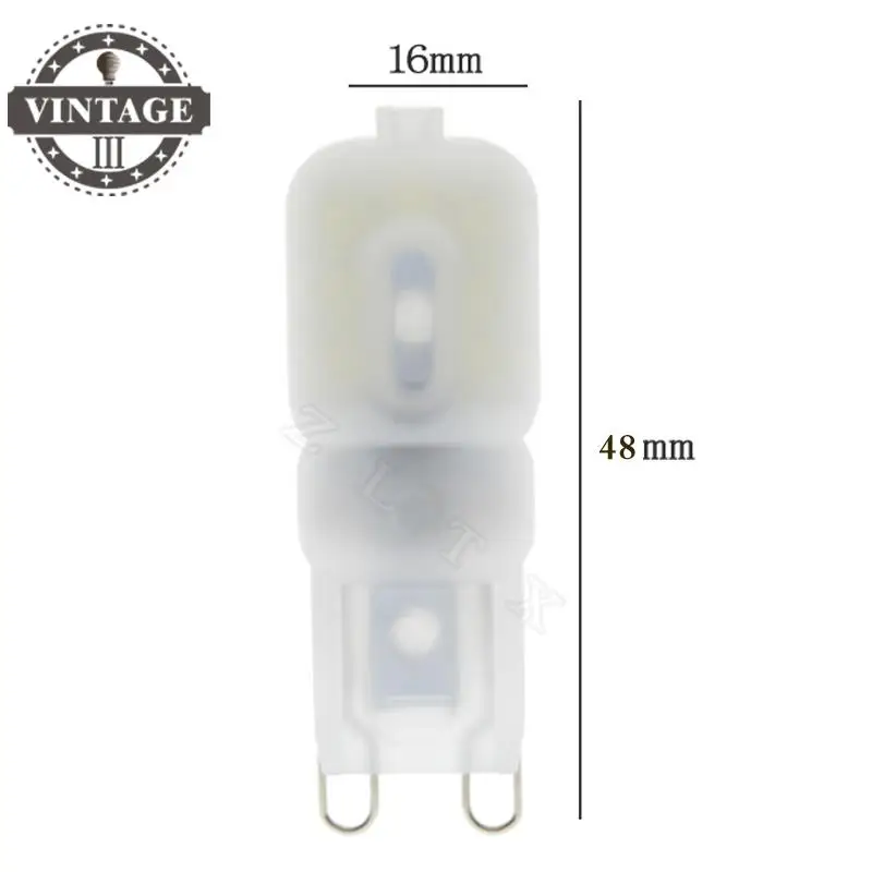 VintageIII 1x G9 светодиодный светильник 5 Вт 220 в 240 В SMD2835 360 градусов освещение высокой