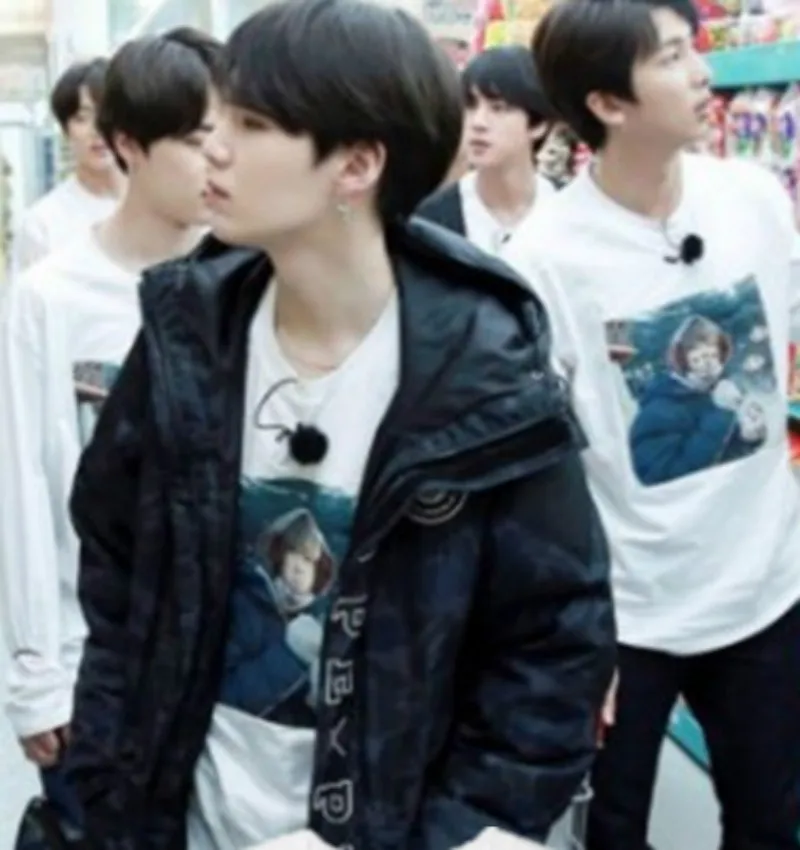 Kpop EXO GOT7 jin suga, футболка с короткими рукавами, футболка с короткими рукавами для мужчин и женщин, хлопковая Футболка k-pop, harajuku, топы k pop, лето