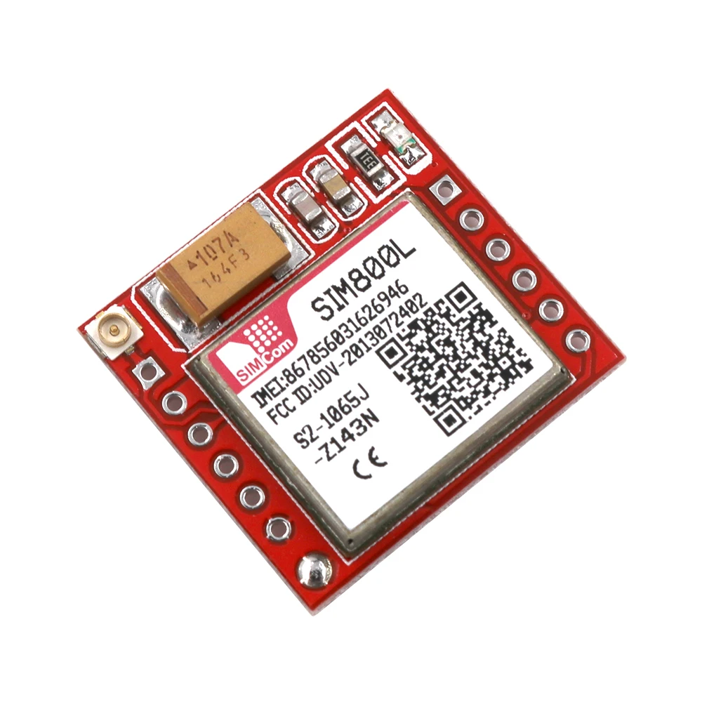Универсальный SIM800L GPRS GSM SIM плата четырехдиапазонный Встроенный ttl с антенной для