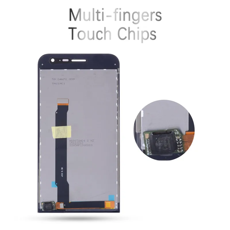 Дисплей для ASUS ZE500CL Z00D LCD в сборе с тачскрином на рамке Оригинал черный | Мобильные